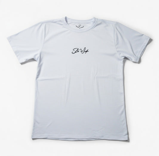 Camiseta Streetwear Blanca BALANCE Algodón Premium