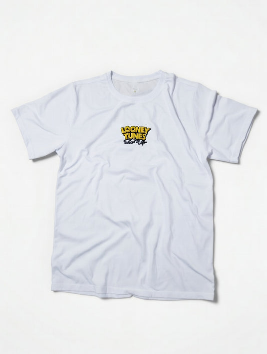 Camiseta Streetwear Blanca LOONEY TUNES Algodón Premium